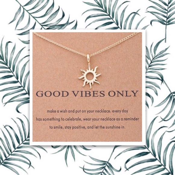 gypsi Jewelry - Good Vibes sunburst necklace